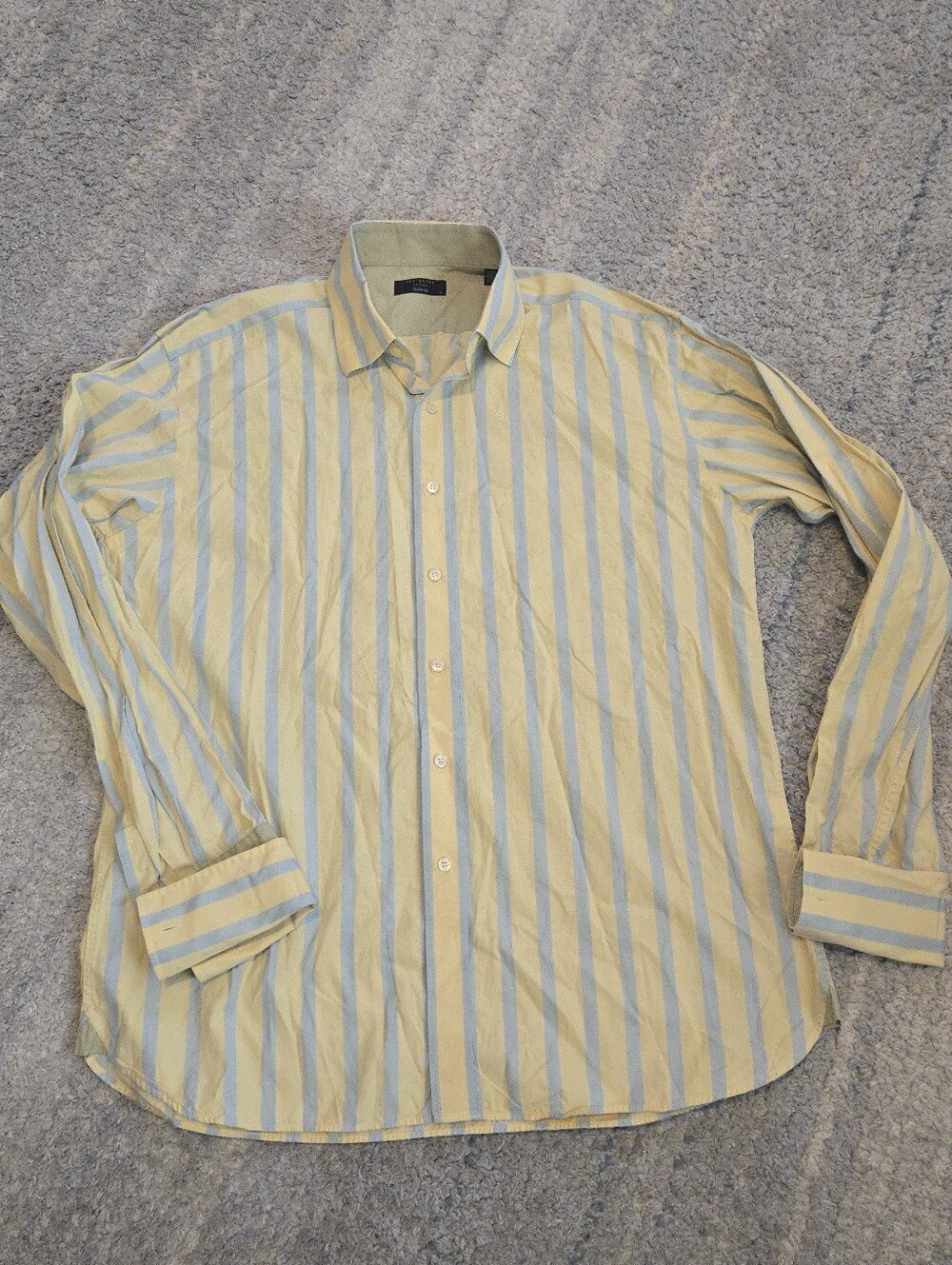 Ted Baker London Archive Striped Button Up Dress Shirt Size 17 Large